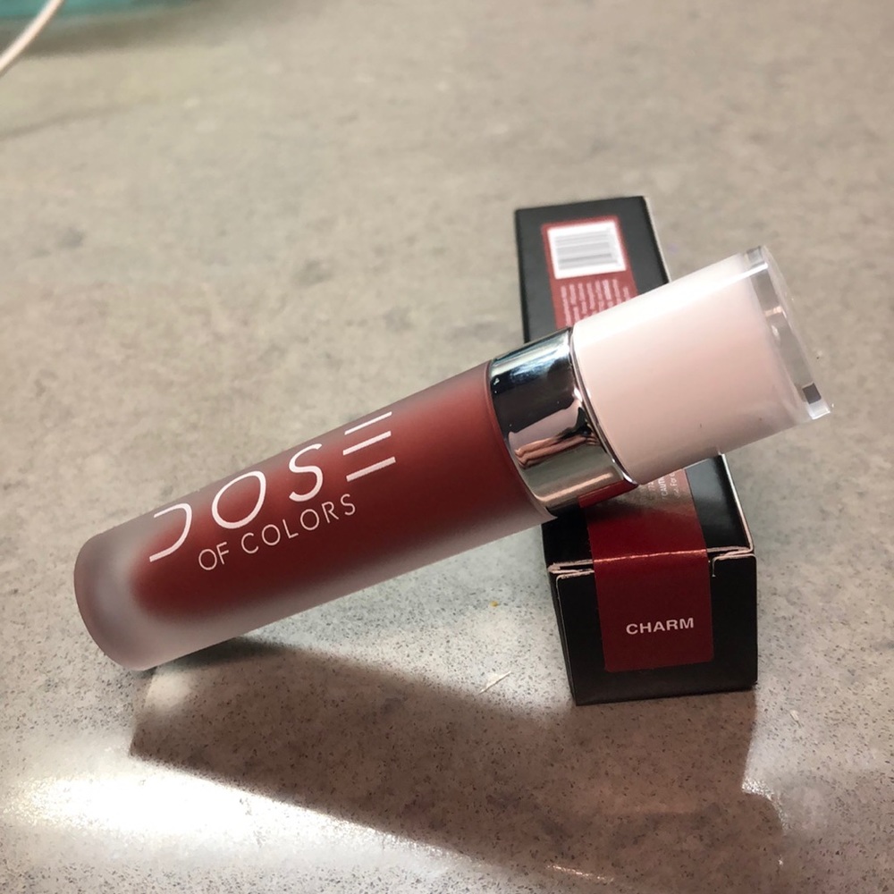 👄💄Dose of Colors Matte Liquid Lipstick: Charm
